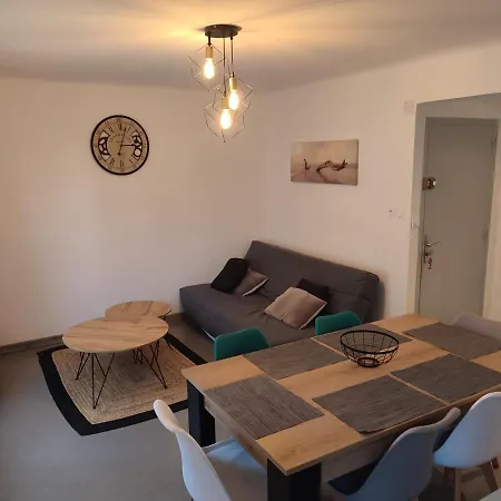 Apartment T3 45m2, Cap D'adge,secteur Falaise,4-6 Pers, Clim, Fibre - Wifi, 100m